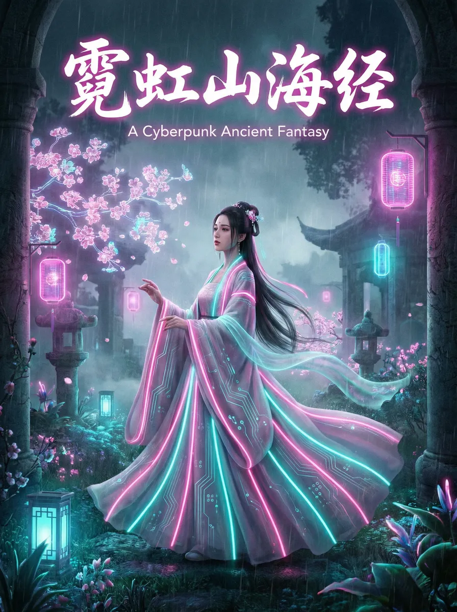 人妻交换 古风奇缘短剧 - 霓虹山海经海报